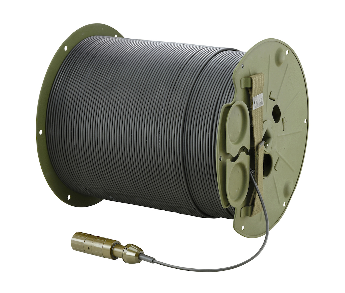 1000 Series Cable Reel with Quad RB, 20 Amp, 12 AWG, 25 ft